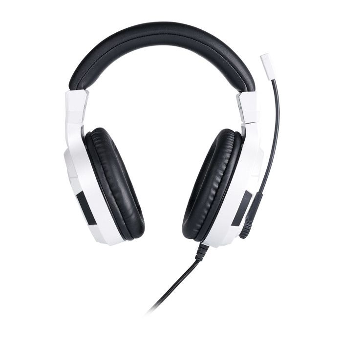 PS4 Headset - BIGBEN - V3 White - Wired - Over-ear - Adjustable microphone