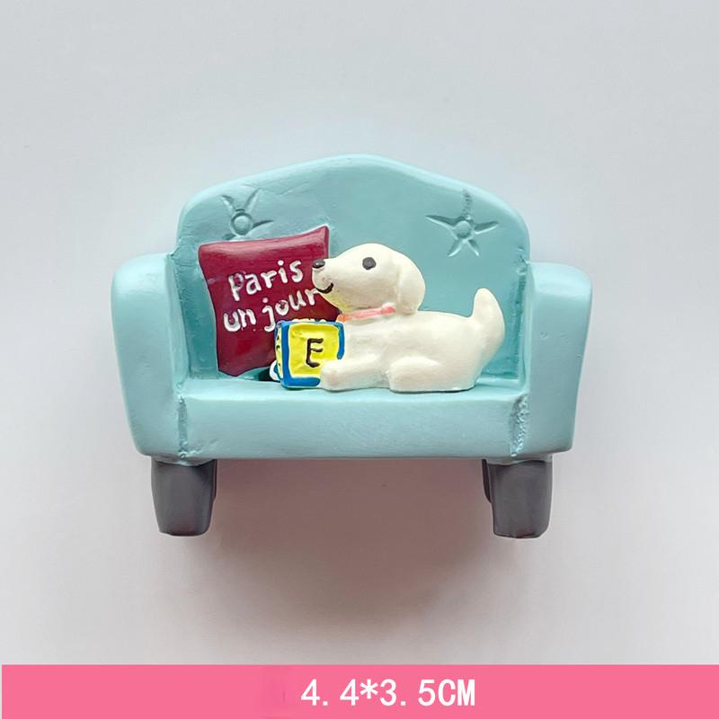 Kawaii Korean Style Dog Fridge Magnets Wedding Gifts Home Decor Fridge Stickers Children Toys Festival Gifts Blackboard Stickers