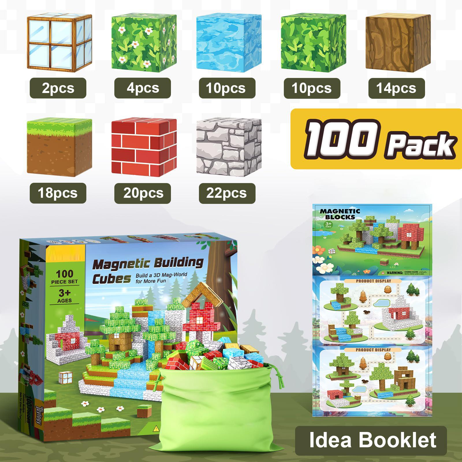 

My magnetic world building block puzzle construction cherry blossom mine magnetic magnetic block creative children s toy model