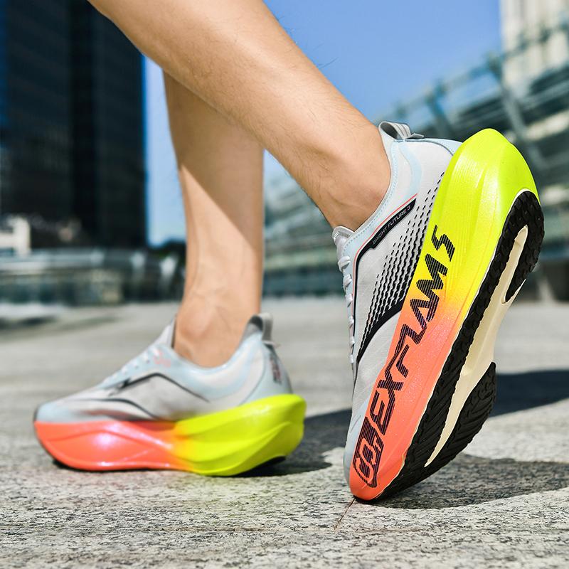 Męskie Specjalistyczne Buty do Biegania na Maratony z Płytką Węglową Oddychające Lekkie Damskie Wygodne Sportowe Antypoślizgowe Amortyzacja Stabilność Sneakersy