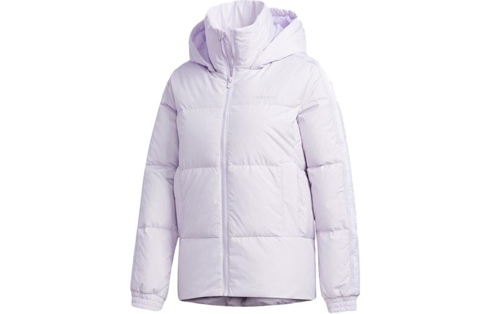 Adidas Neo Down Jackets Unisex Purple Hooded Moderate GJ8791 S