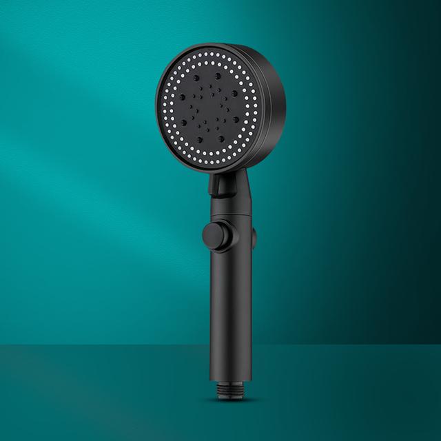 5-speed Ajustable High-pressure Shower Head One-key Stop Water Water-saving Hand-held Shower Head with Hose Bathroom Accessories