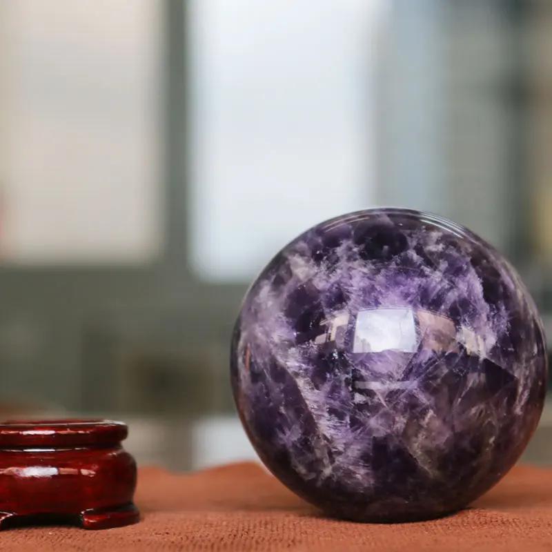 1PC natural dream amethyst ball quartz crystal sphere decorative Reiki healing 55-80mm healing crystals 118