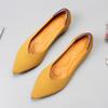 Spring and Autumn Flying Single Shoes Doudou 40 Knitted 4142 Flat Bottom 43 Large Size Women's Shoes