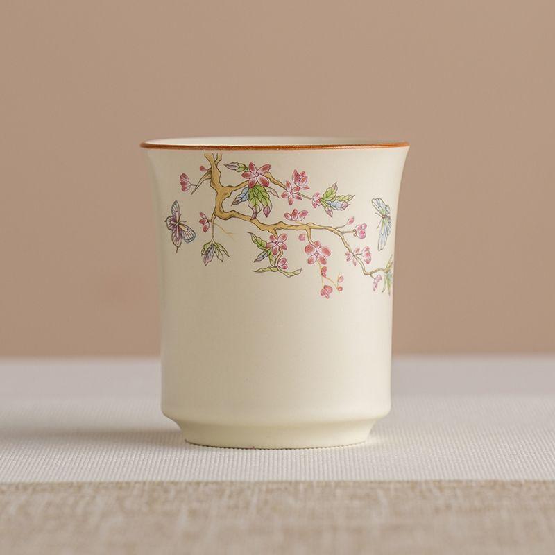 Ru kiln master cup, high-end personal ceramic tea cup, Kung Fu tea cup, business holiday souvenir