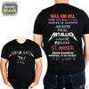 Tricou Metallica Album Unisex Tricou Rock Band Tricou Concert Unisex