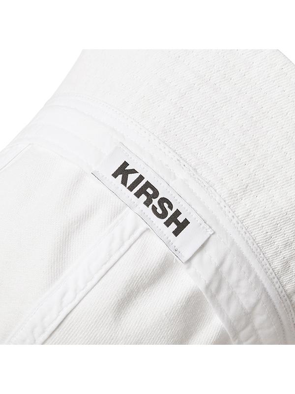 KIRSH Cherry Stitch Drop Bucket Hat [White]