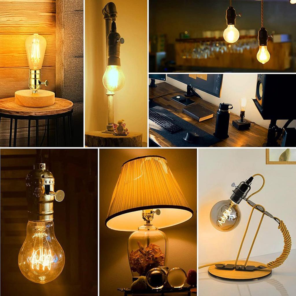 10Pcs Lamp Turn Switch Knob Replacement Copper Light Switch Knob Standard Size Twist Switch Knobs Easy To Install