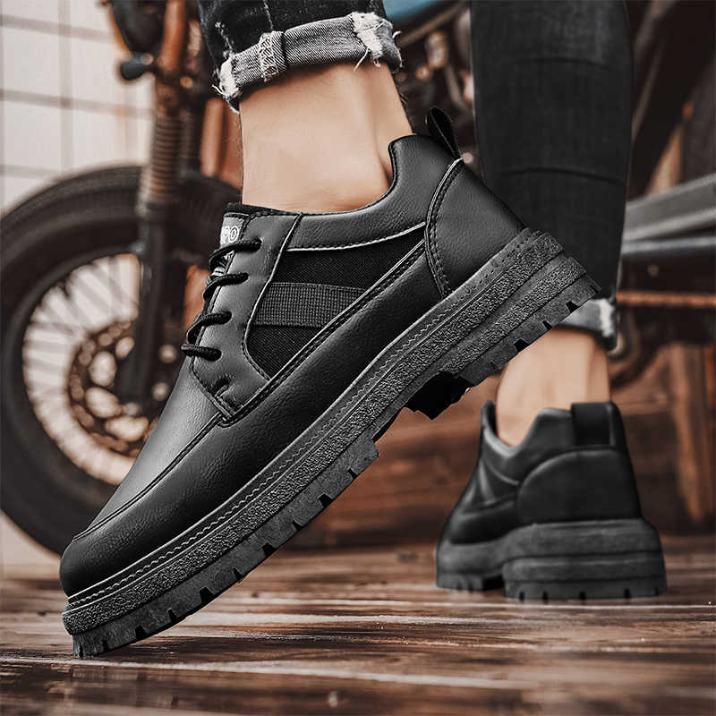 Fashion Round Toe Rubber Sole Men's Shoes 45 Size Therapeutic Famous Brand Sneakers White For Men Sports Popular First Degree Brand