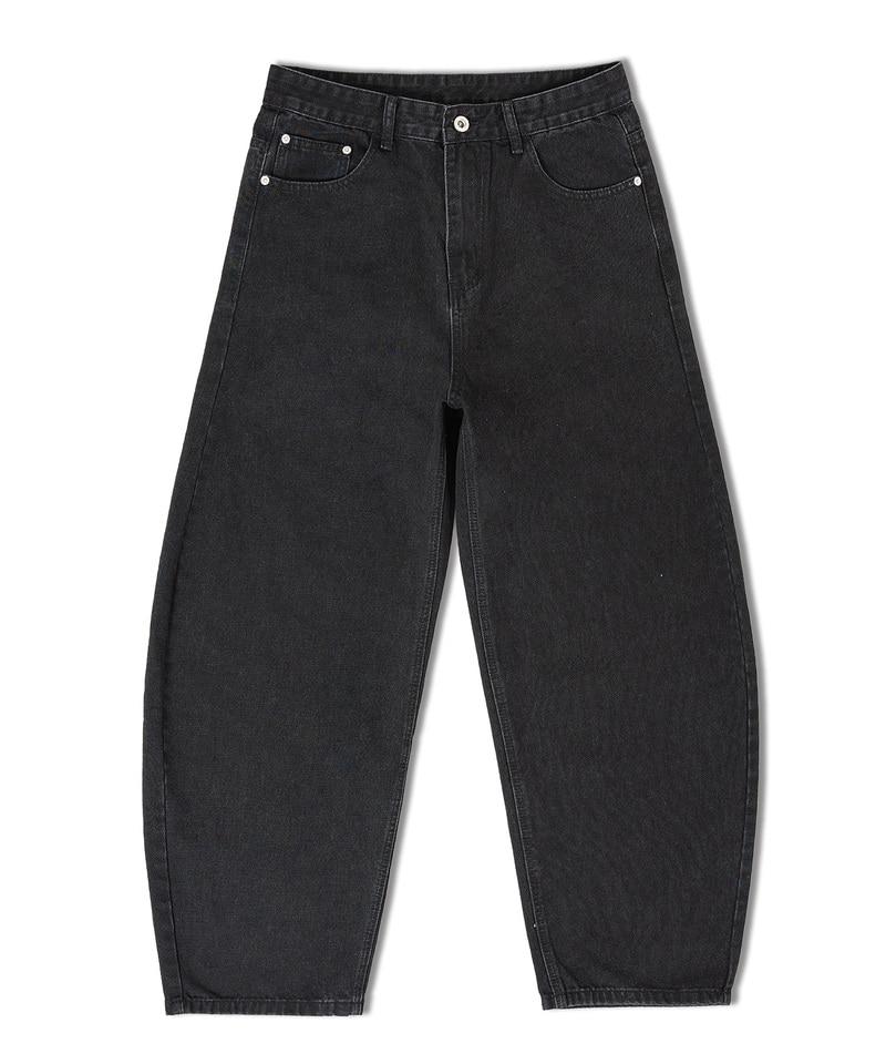 UNDEROFF Semi-Balloon Denim Pants Black