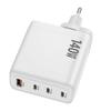 New 140W Multi-Port GaN Charger PD3.1 3C1A Super Fast Charging Head Compact Portable for Mobile Phones
