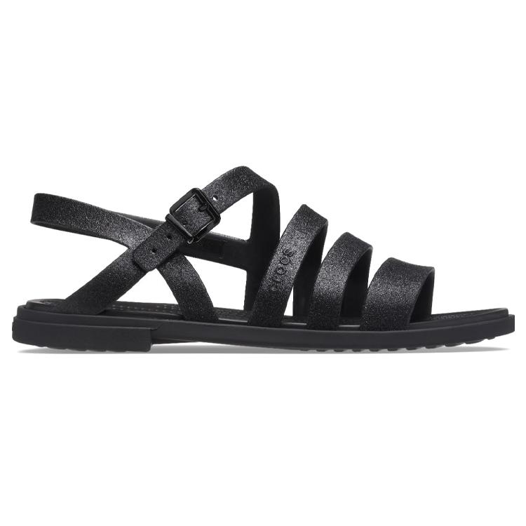 Crocs Tulum Sandals 'All Black' Women's 206737-0L9