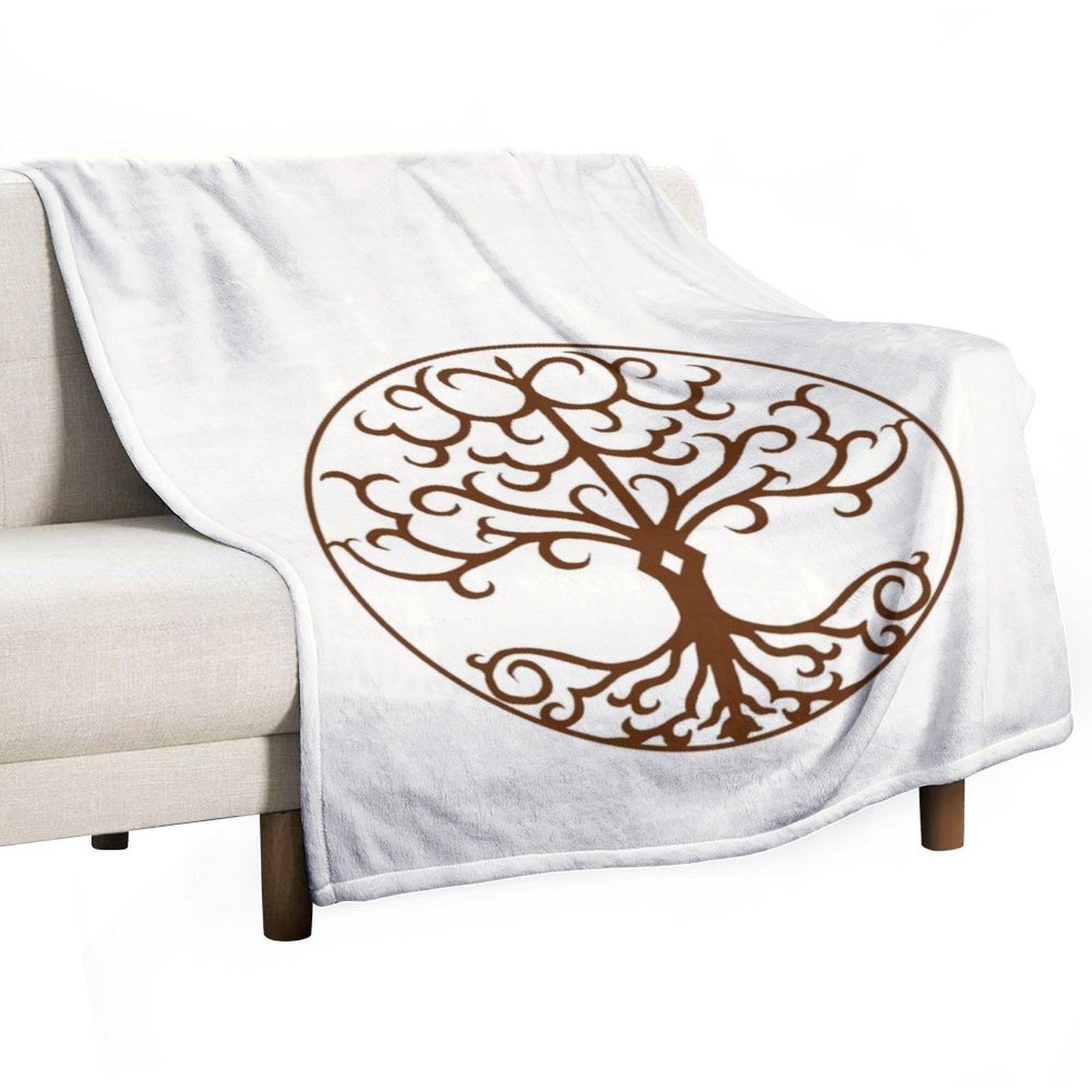 

Noxchi Tree of life Throw Blanket cosplay anime Thermals For Travel valentine gift ideas Decorative Beds Blankets 30x40in