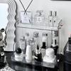 Akryl Kosmetik Opbevaringsboks Makeup Organizer Hylde Lag Bordplade Hudplejeprodukter Parfumeholder Smykker Kosmetik Organizer