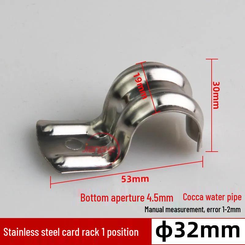 Single-Sided U-Shaped P-Shaped Stainless Steel Pipe Clamp for 16-20 Iron Conduit