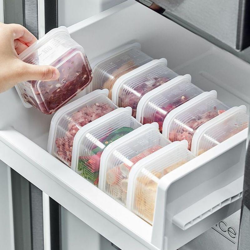 Enhanced Food-Grade Refrigerator Freezer Box with Thickened Meat Compartment