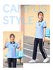 2023 Summer Short Sleeve T-shirt School Uniform Set for Junior & High School Students - Boys & Girls Two-piece Sports Class Uniform