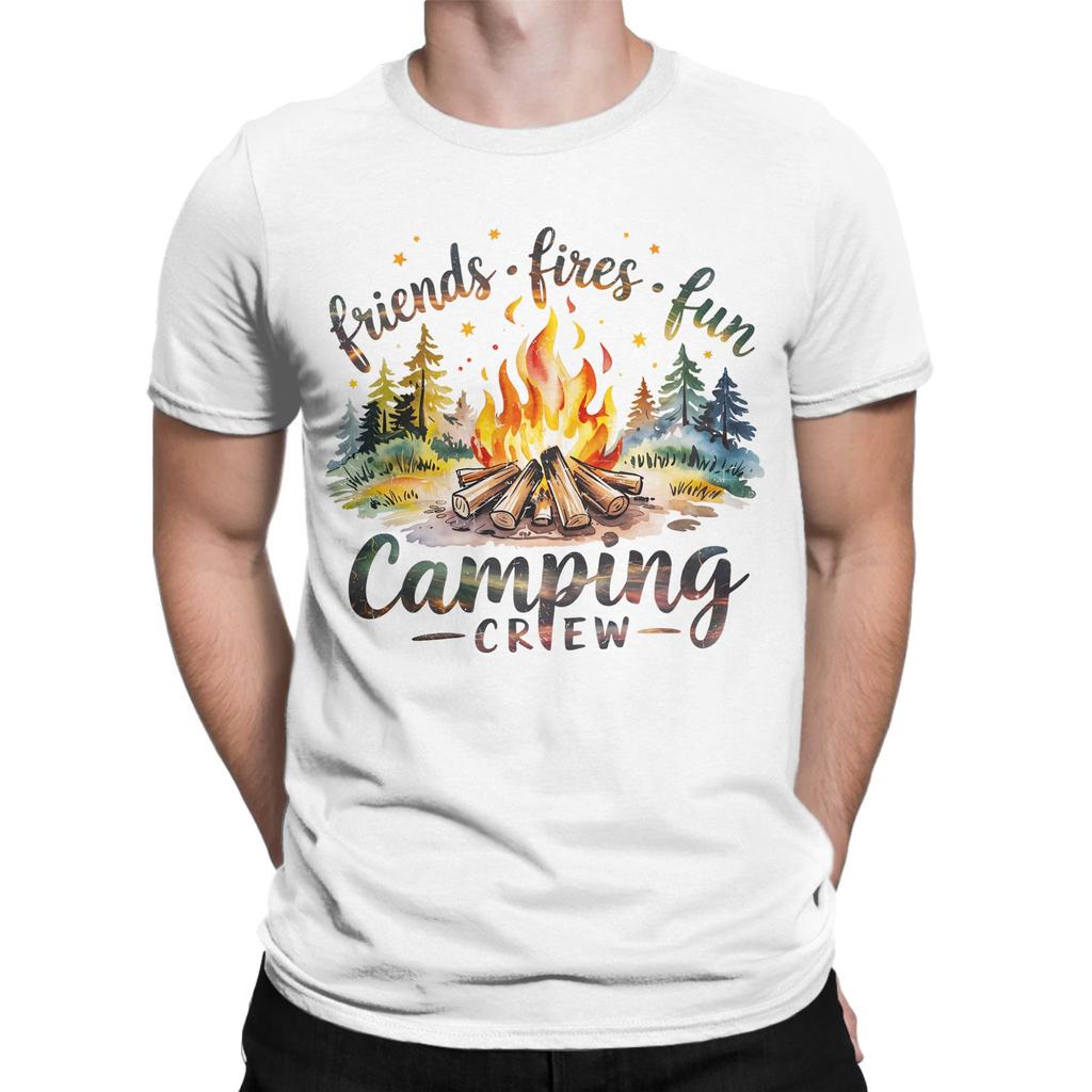 Camping Is My Therapy TShirt RV Campfire Graphic Tee for Outdoorsy People Relaxation  Nature Getaways T Shirts