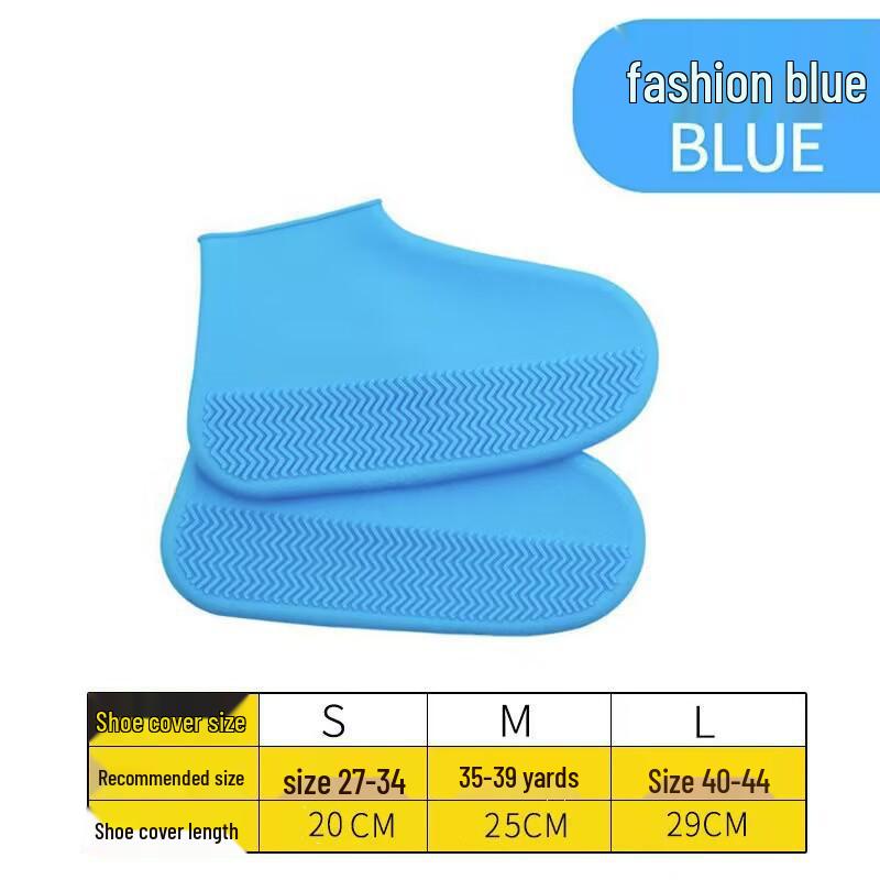 Waterproof Non-Slip Silicone Rain Boot Covers for Men & Women - Thickened, Wear-Resistant Outdoor Shoe Protectors