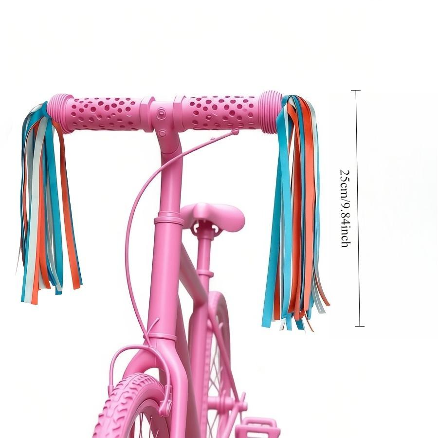 1Pair Star Tassel Handlebar Ribbon, Universal Decor for Bicycle, Motorcycle, Scooter & Balance Bike