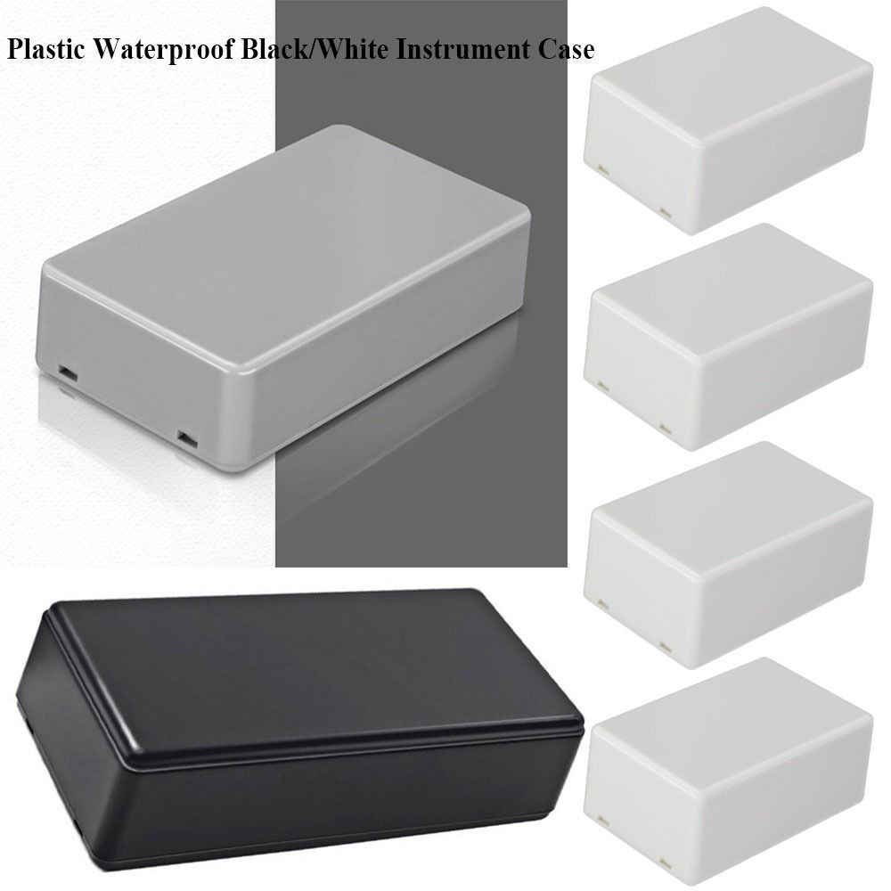 10 Sizes Plastic Instrument Case Black/White Electronic Project Box DIY Waterproof Cover Project Box For Power Supply Units