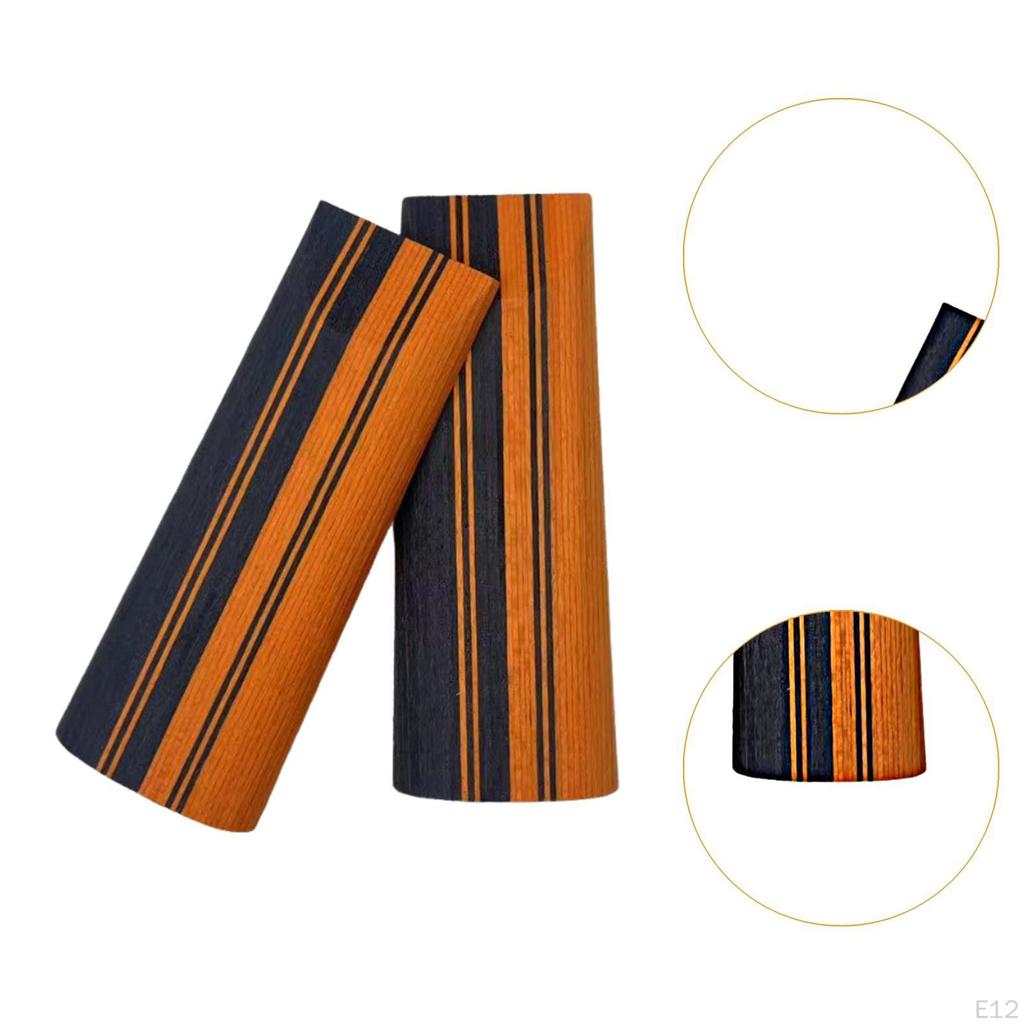 ,2Pcs Table Tennis Paddle Handle, Racket Professional Solid Wood Pong