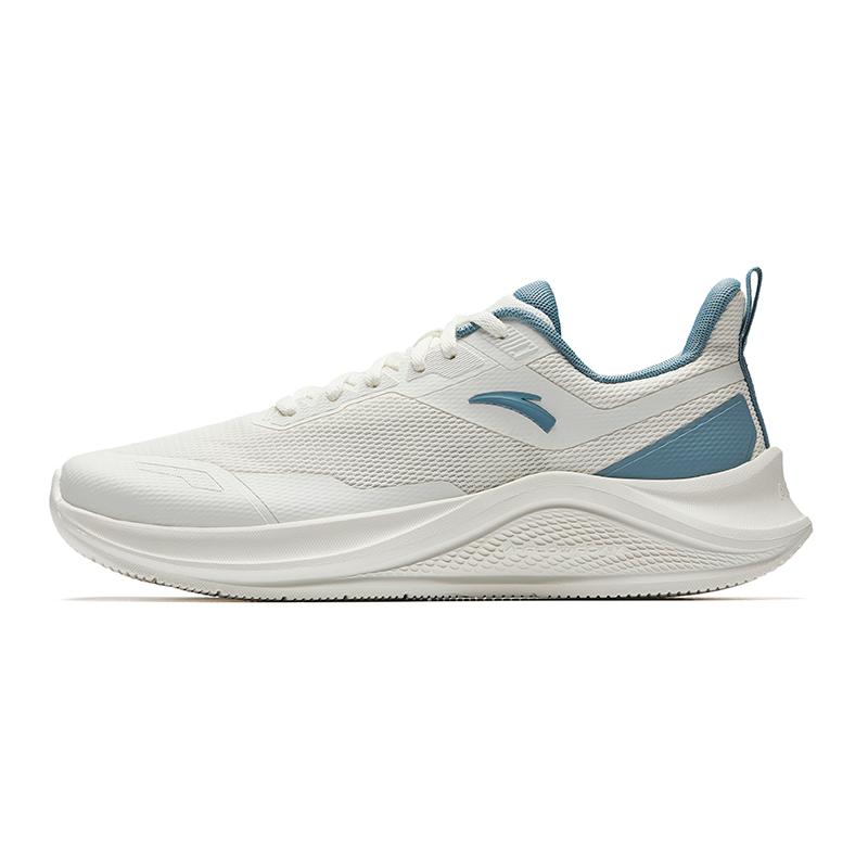 Anta Lingfeng Men Lightweight Cushion Casual Walking Sneakers Gray White 912535513-4 41