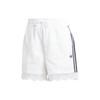 adidas Szorty Originals Trefoil z koronkowym wykończeniem 3 paski Damskie Szorty Białe IL2420