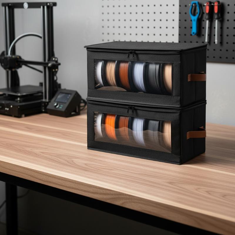 *New Filament Storage Box - 3D Printer Filament Storage Containers,3D Printing Accessor Holder Rack For Home,Office Workshop
