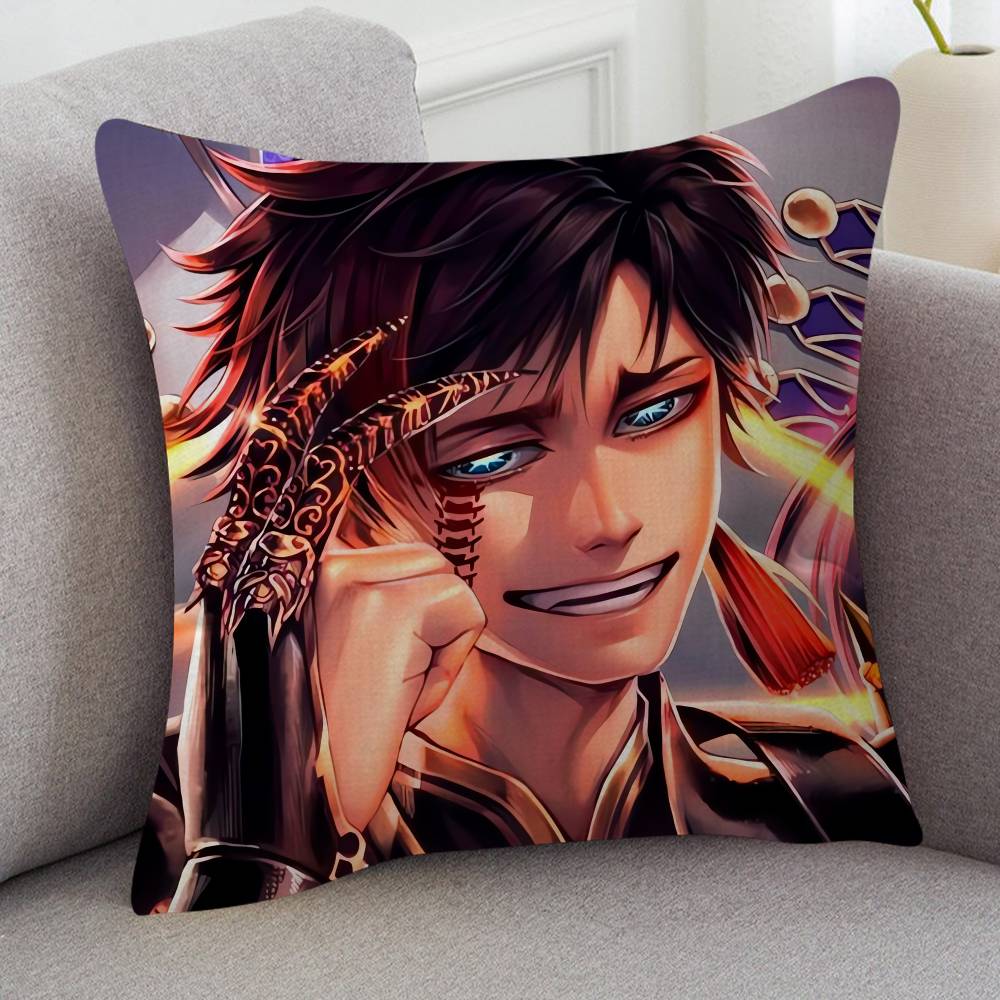 Anime Record Of Ragnarok Soft Comfortable Pillow Case Cartoon For Sofa Living Cat Room Home Office Retro Decor Protective Cover