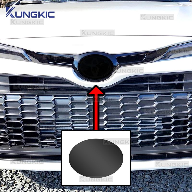 For Toyota GR Corolla -2025 Car Front Emblem Pre Cut Dark Smoked TPU PPF Protection Film Anti-scratch Exterior Accessories