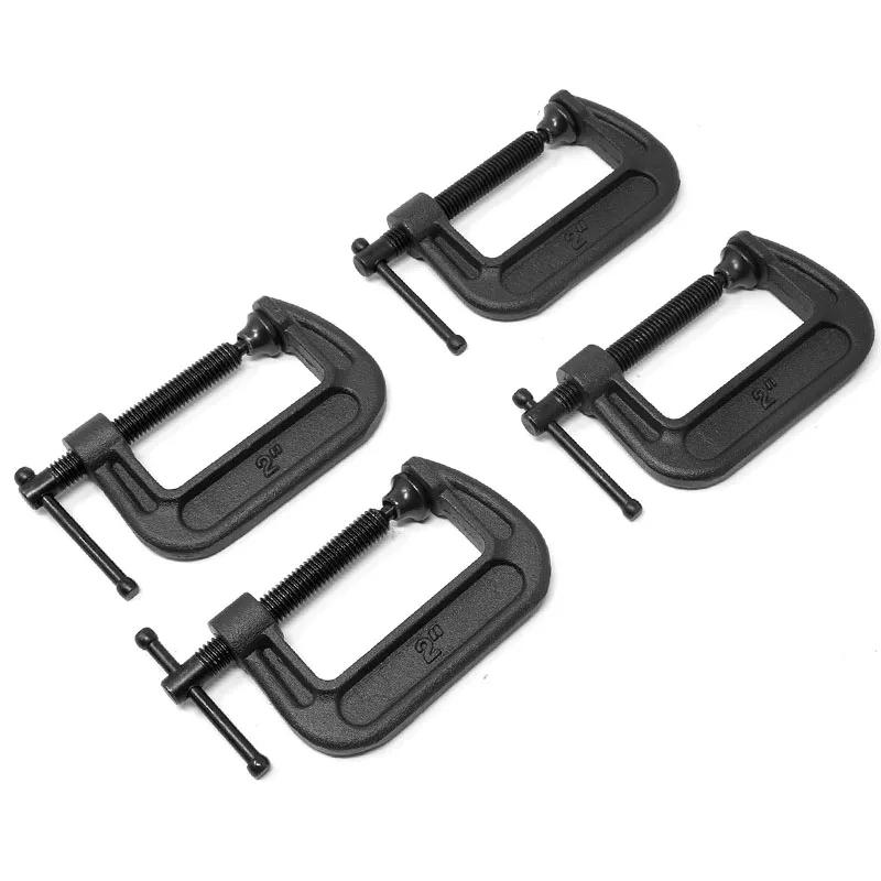 G-shaped Clip Mini C Fixture with Sliding T-shaped Handle, Suitable for Woodworking, Welding, Metal Workpieces, and Woodworking