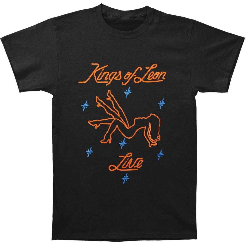 Men's Kings Of Leon Stripper T-shirt Large Black