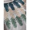 Summer New Trendy Brand Peacock Feather Short-sleeved T-shirt For Men, Light Luxury Trendy Round Neck, Versatile Half-sleeve