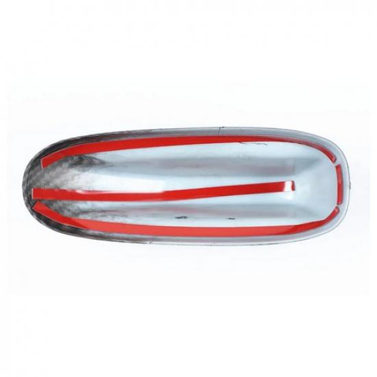 For -2024 Dodge RAM 1500 Carbon Fiber Look Shark Fin Roof Antenna Cover Trim