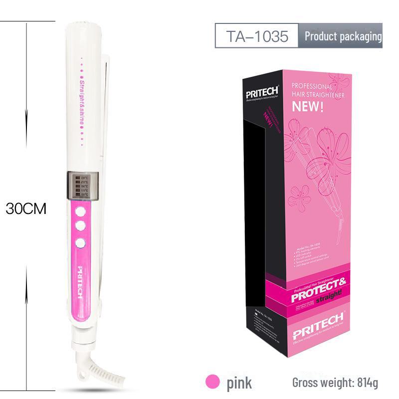 Pritech Ceramic Dual-Use Hair Straightener & Air Bangs Curler