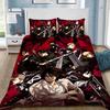 Attack on Titan Anime 3D Printed Duvet Case Pillowcase Bedding Set Twin Full Queen King Size for Bedroom Decor