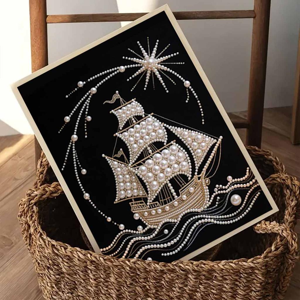 Pearl Shipping DIY Diamond Art Kits 15.7x19.6inch Gem Art Diamond Painting Kits Without Frame for Adults Gift Idea Home Wall Decor