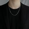 1 Stück Punk Hip-Hop Schlangen-Gliederkette Edelstahl-Halskette für Männer Frauen Silberfarbe Männlicher Schmuck Geschenke Cadenas Para Hombre