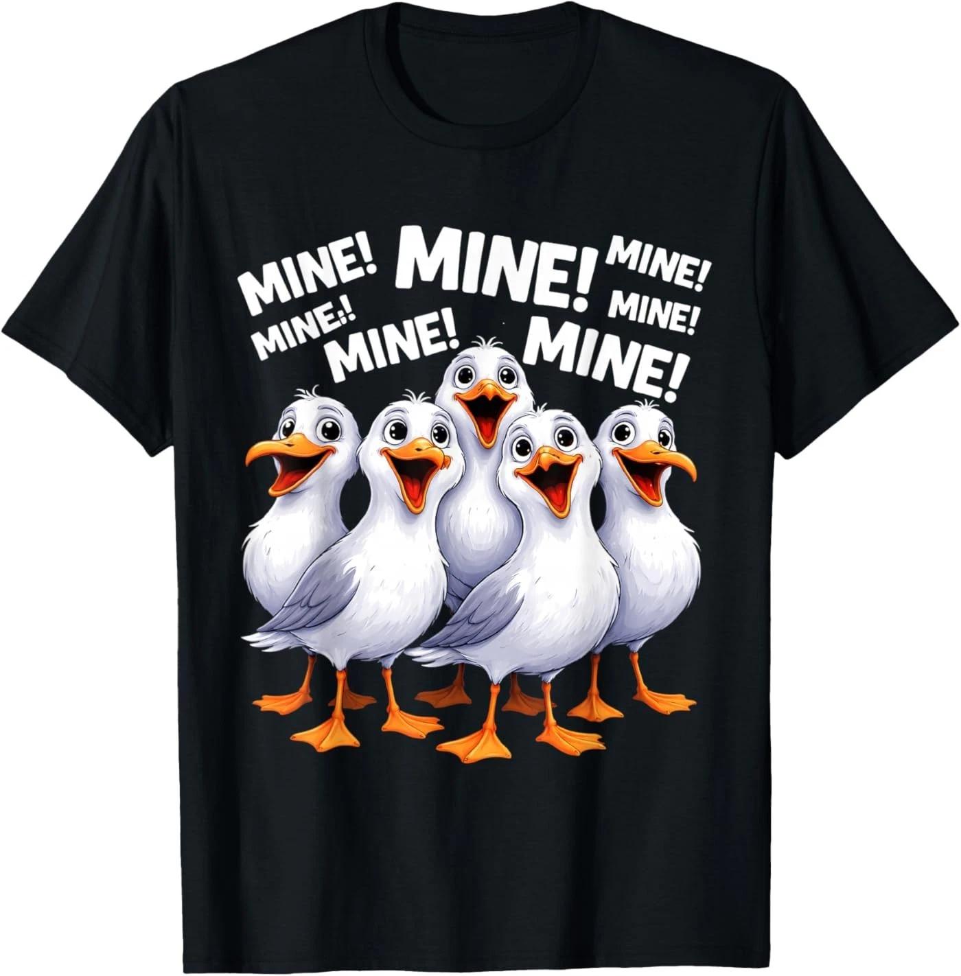 Funny Seagull Bird Outfit for Women Men T-Shirt 2XL