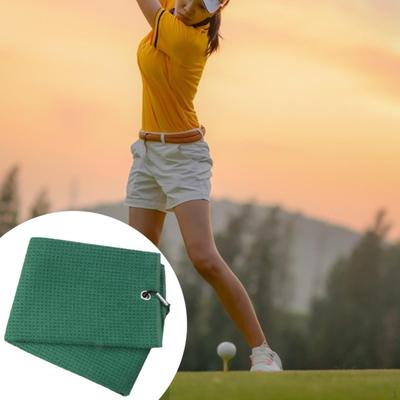 Golf Towel Bag Small Comfortable Gifts for Men Women Convenient Waffle Pattern Good