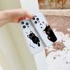 Cartoon problem cat Phone Case For IPhone 17 Pro Max 16 17 15 Pro 14 13 Plus 12 Mini 11 16E 17Air Cases Transparent Soft Covers