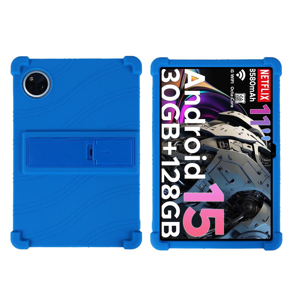 Silicone Case for DOOGEE Tab A9 Plus A9 Pro Plus 11 Inch Tablet Shockproof Protective Cover with Kickstand TPU Full Body