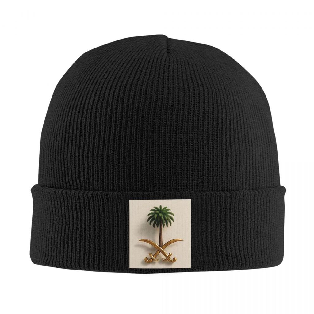 Saudi Arabia National Day Warm Knitted Cap Winter Knit Bonnet Hat Skullies Beanies Hip Hop Caps for Unisex