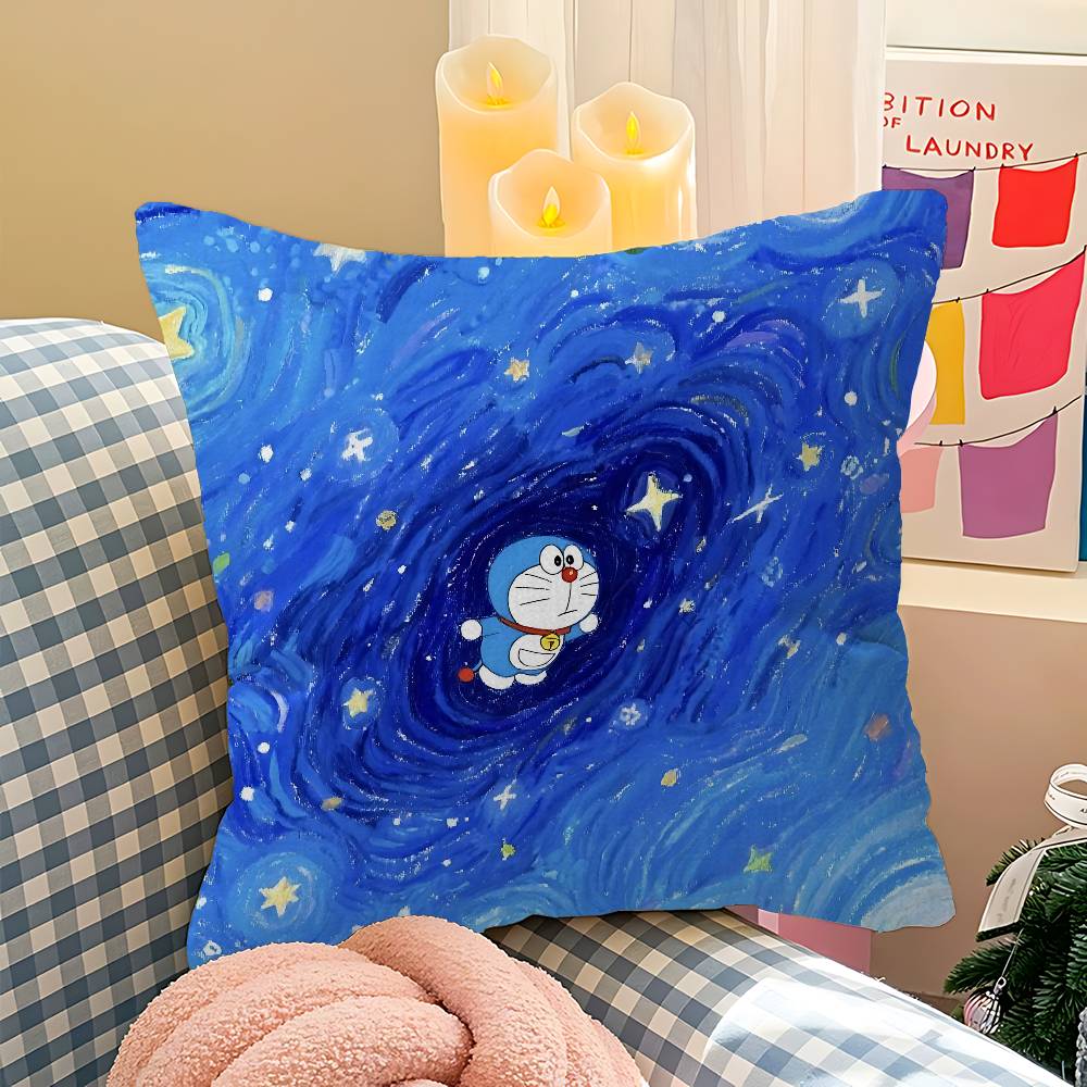 Funny DDoraemons Cartoon Pillow Gift Home Office Decoration Pillow Bedroom Sofa Car Cushion CoverPillow Case