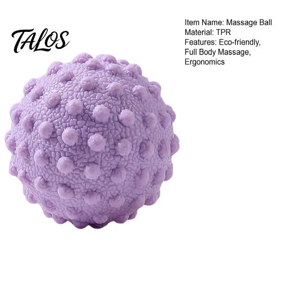 Portable Massage Ball Hard with Nubs Spiked Hedgehog Foot Hand Back Pain And Inflammation Reducer Muscle Plantar Fasciitis Myofascial Relaxation