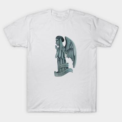 T Shirt Women Weeping Angel Harajuku Print Kawaii Tshirt Summer Short Sleeve Female T-Shirt Top Tee