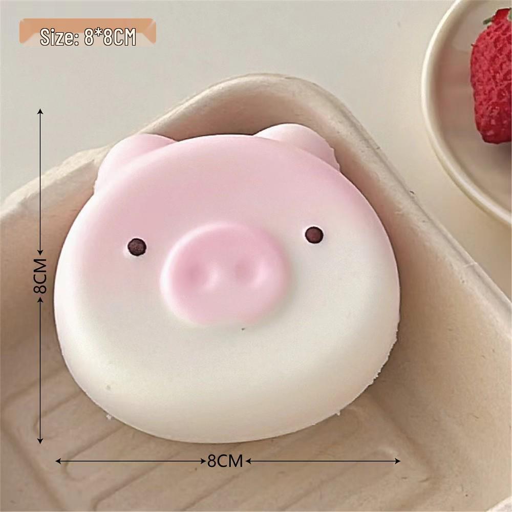 Soft Rebound Fruit Squeeze Toy - Cute Cartoon Stress Reliever & Ornament