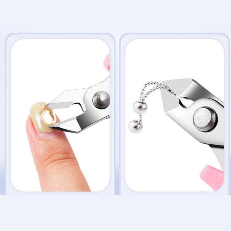 Profession Stainless Nail Picker Pliers For Jewelry Rhinestone Remover Nail Art Clipper Trimmer Tool Nail Cutter Scissor