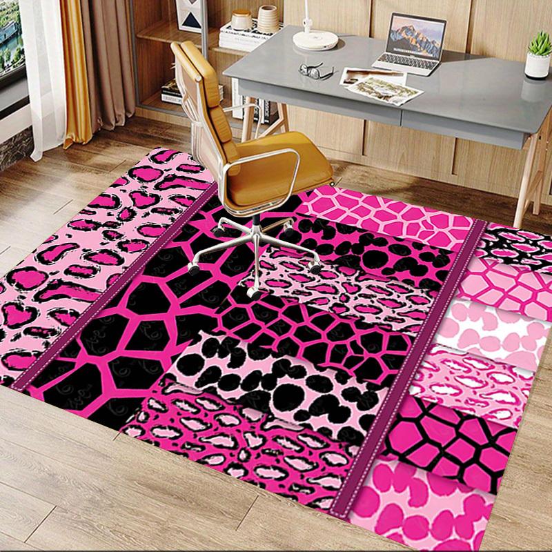 1PC Leopard Print Giraffe Print Extra Large Non-Slip Floor carpet, Office, family, bedroom, Studio - Large Area Rug Indoor Rugs, Vibrant Colors-W287